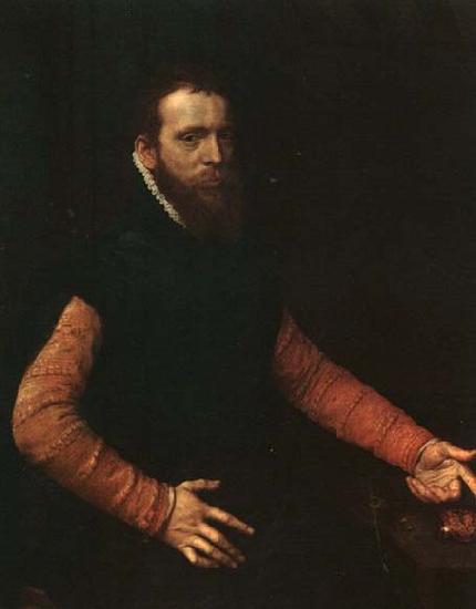 MOR VAN DASHORST, Anthonis Portrait of a Goldsmith oil painting image